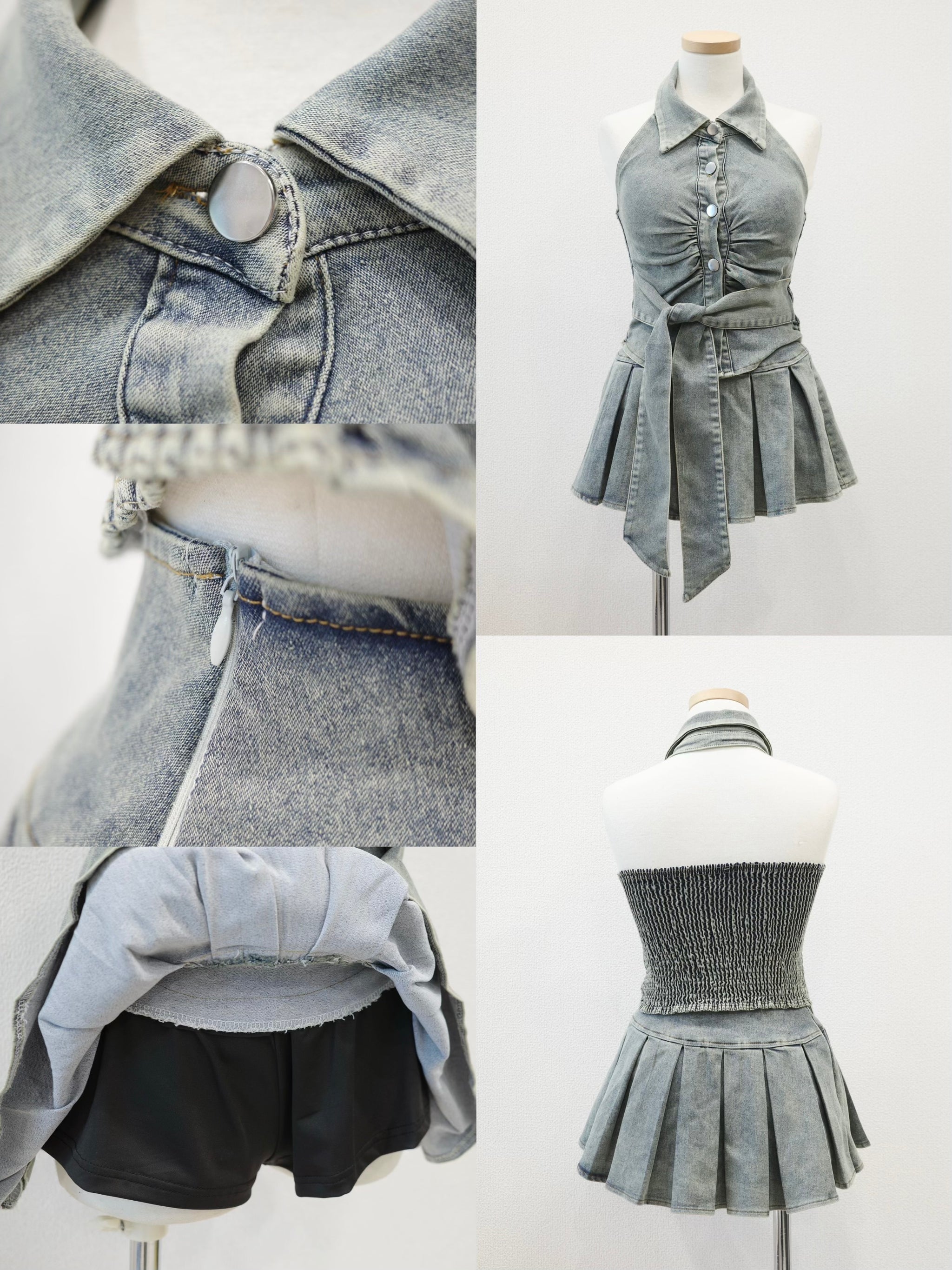 ホルターデニムセットアップ – Ciel