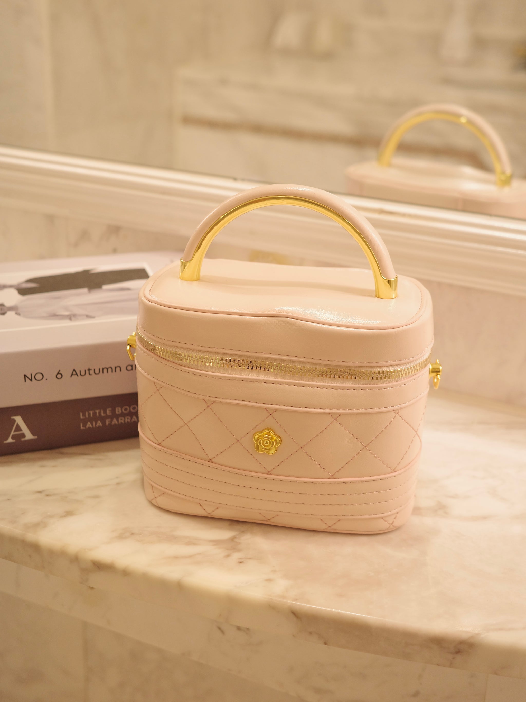 091:【未使用】ハーリップトゥ　チェーン　バニティバッグ ローズチャームバニティバッグ – Ciel