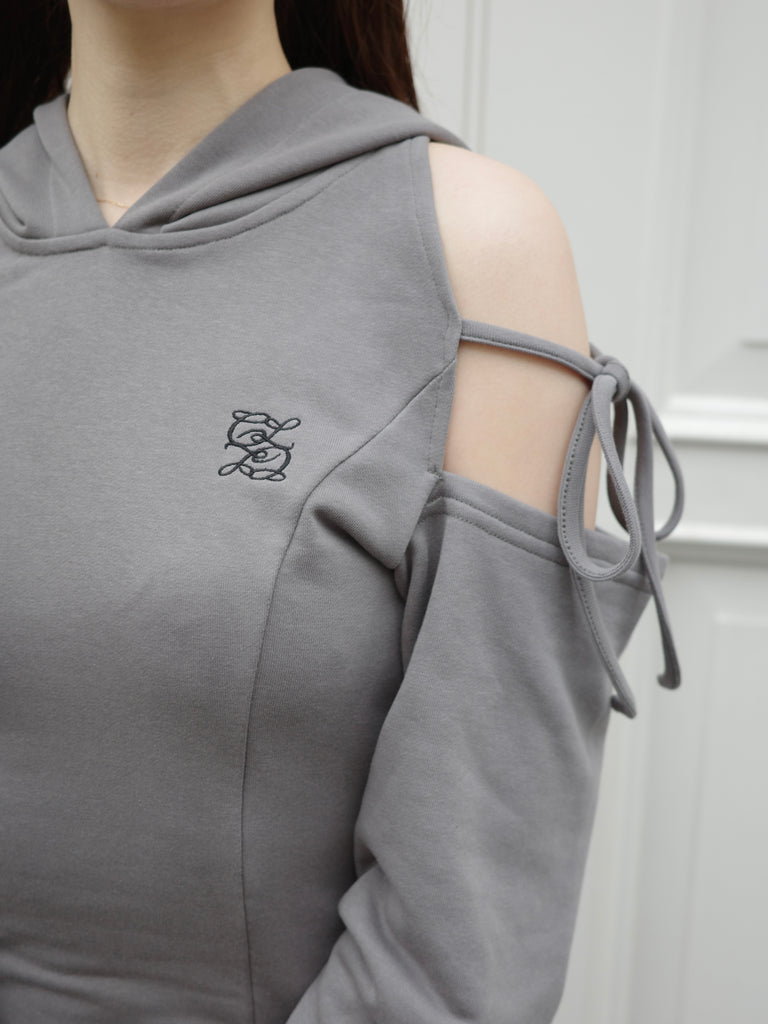 リボンショルダースウェットワンピース – Ciel