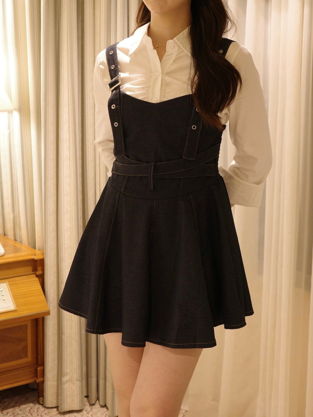 ciel リバーシブルフィットリボンミニワンピース リバーシブルフィットリボンミニワンピース – Ciel